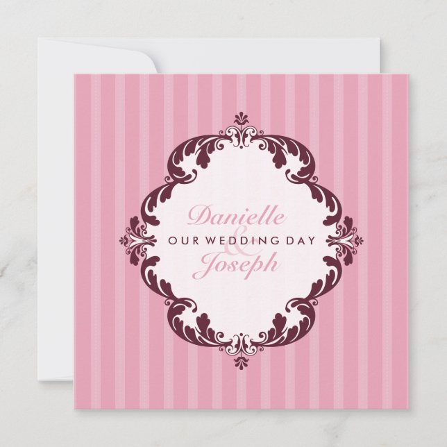 CONVITES DE na moda: Deluxe 2 florescente (Frente)