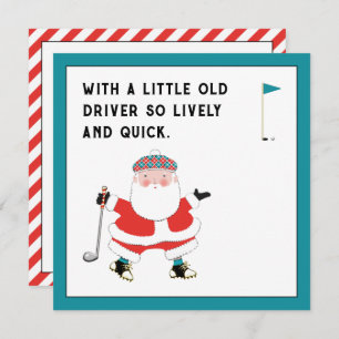 Convites de Natal de Golfe