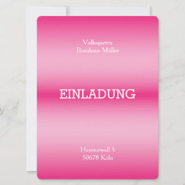 Convites de nevoeiro vermelho pálido rico