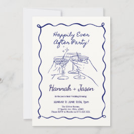 Convites de Noite de Casamento Divertidos Ilustrad