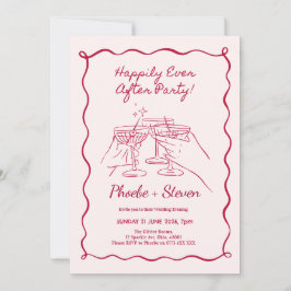Convites de Noite de Casamento Feliz para Sempre