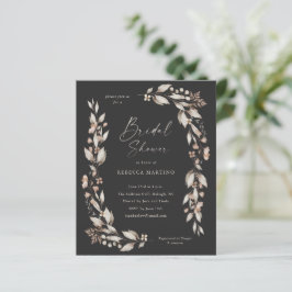 Convites de Noivado Boho Wildflower com Orçamento
