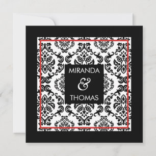 CONVITES DE NOIVADO: cores damask 11