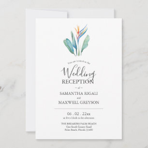 Convites de Noivado e Casamento com Recepção Tropi