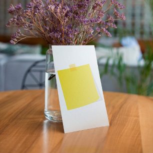 Convites de Nota de Posto Amarelo