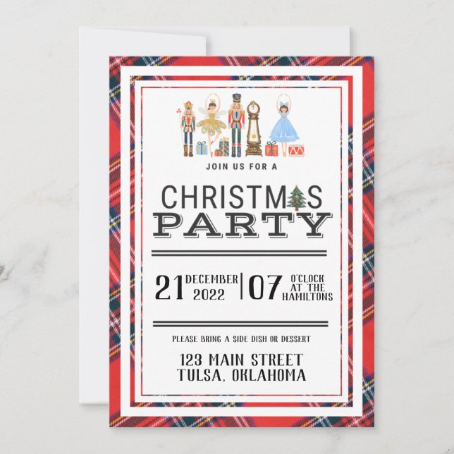 Convites de Nozes de Natal (Frente)