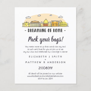 Convites de Orçamento Redesenhados Manualmente pa