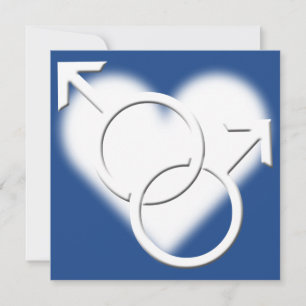 Convites de orgulho gay Casamento com Cartões de A