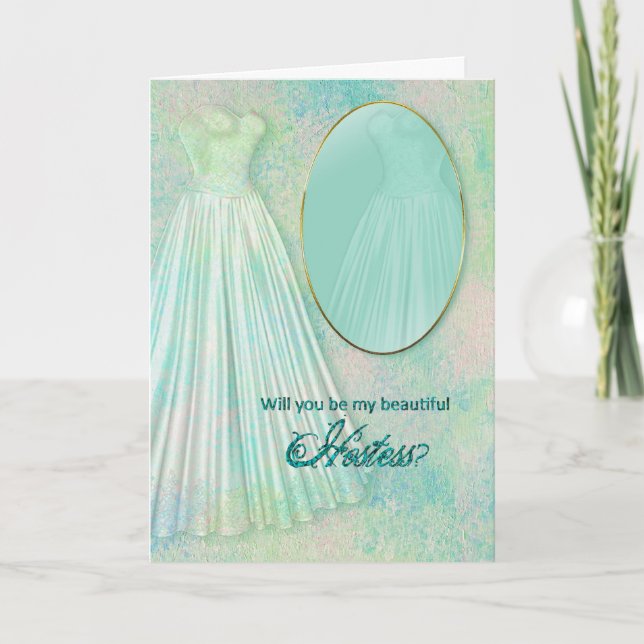 CONVITES DE PARTES BRIDAIS - HOSTESS (Frente)