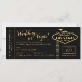 Convites De Passagem De Casamento De Las Vegas