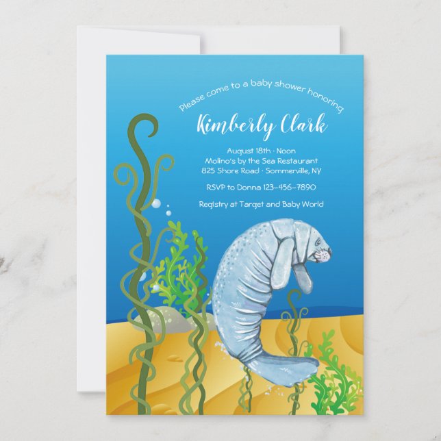 Convites de Peixe-boi (Frente)