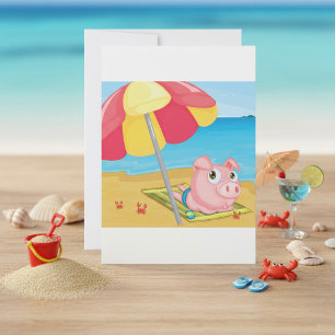 Convites de Porco na Praia