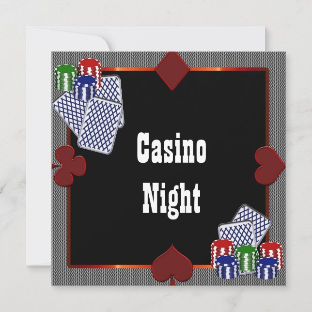 Convites de Promoção do Cassino de Las Vegas (Frente)