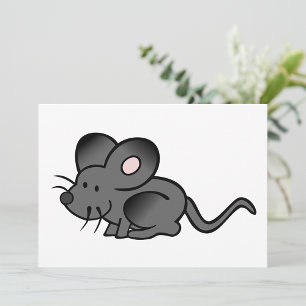 Convites de Rato de Desenho Animado