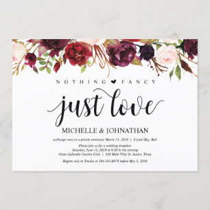 Convites de Recepção de Casamento com Tema Floral 