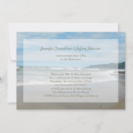 Convites de Recepção de Casamento Pós-Cerimônia