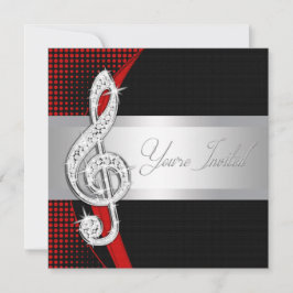 Convites de Recital de Clave de Sol de Música Pret