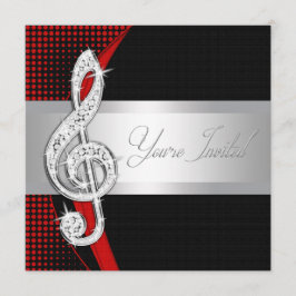 Convites de Recital de Clave de Sol de Música Pret