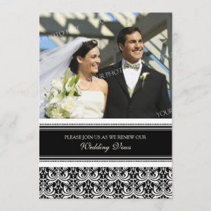 Convites de Renovação de Votos de Casamento com Fo