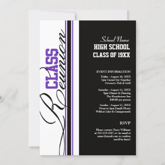 Convites de Reunião de Classe Personalizáveis