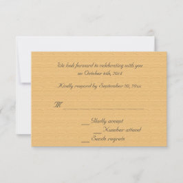 Convites de RSVP de casamento da The Mulberry Tree