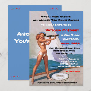 Convites de saída de final de semana náutica para 