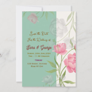 Convites de Salve o Dia do Casamento