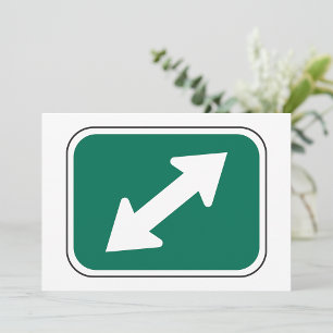 Convites de setas de direção dupla