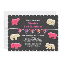 Convites de Sprinkle para Festa de Aniversário de 