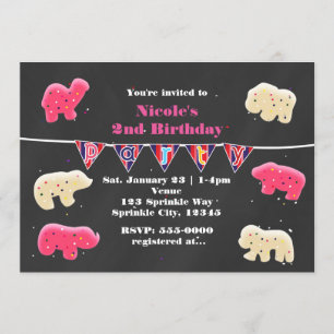 Convites de Sprinkle para Festa de Aniversário de 