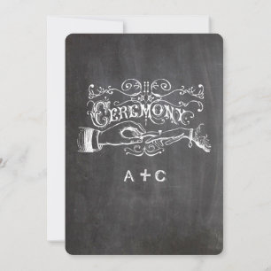 Convites de Tipografia Vintage Moderna de Quadro N