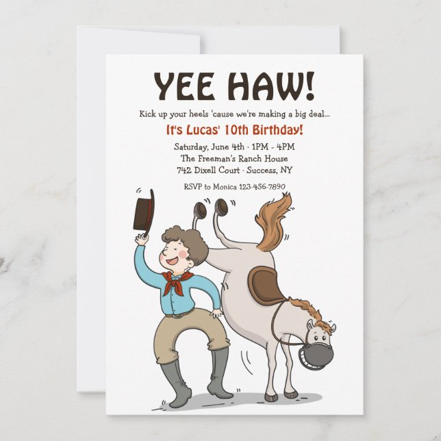 Convites Dê um Pulinho de Alegria (Frente)