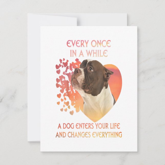 Convites De vez em quando um cão entra na sua vida (Frente)