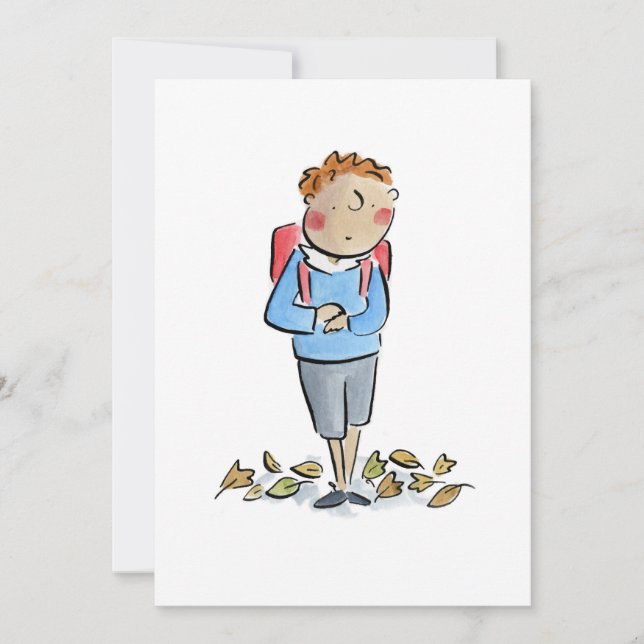 Convites De volta à escola (Frente)