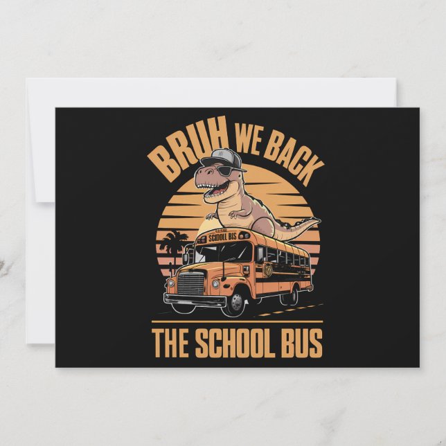 Convites De Volta à Escola Cara, Estamos de Volta no Primei (Frente)