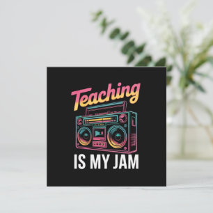 Convites De Volta à Escola Retro Ensino é Minha Paixão 80s 