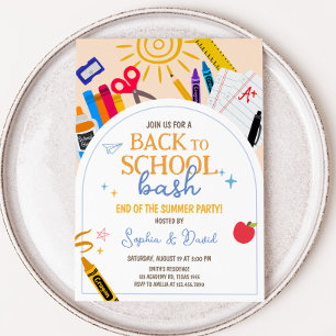 Convites De volta à festa do Bassê da Escola