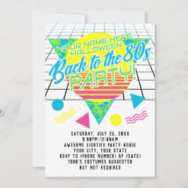 Convites De volta ao Partido Geométrico dos anos 80, 1980