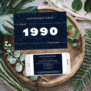 Convites De volta aos anos 90   Partido da Reunião Escolar