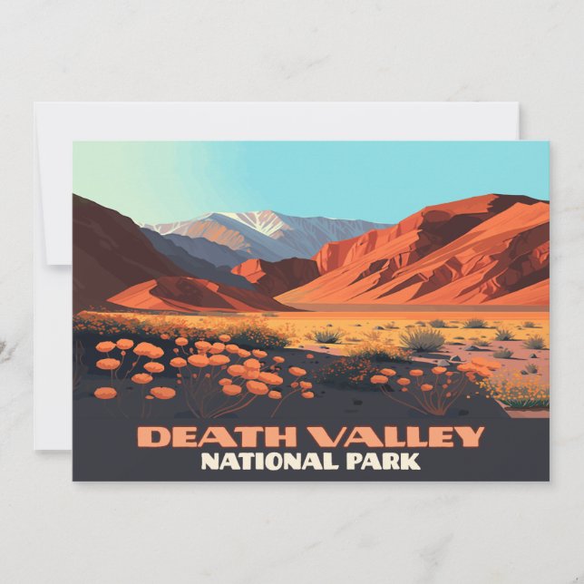 Convites Death Valley National Park California - Sinal de P (Frente)