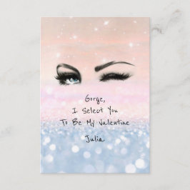 Convites Declaração de amor do Namorados Blu-rosa Marilyn M