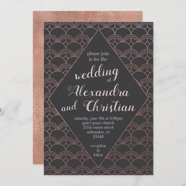 Convites Deco Vibes (Frente/Verso)