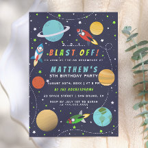 Decolar! Festa de Aniversário Temática Espacial