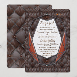 Convites Decor Acadêmico do Couro 3D