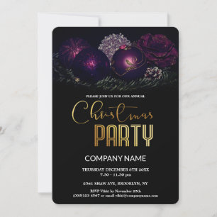 Convites Decoração da Vintagem Corporativa de Natal Moderna