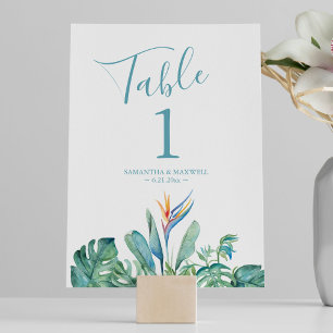 Convites Decoração de Casamento de Tema Tropical