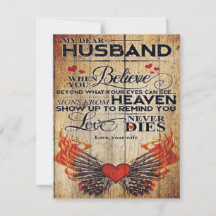 Convites Decoração de Família, Presente Para o Meu Marido