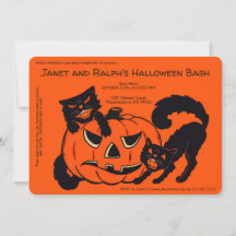 Decoração de Halloween retrô personalizável