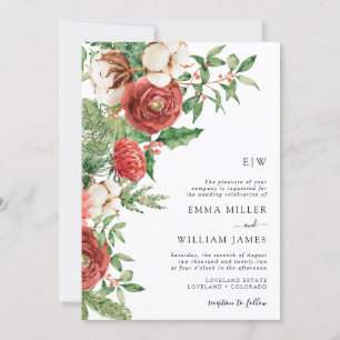 Convites Decoração de Natal Casamento de Natal