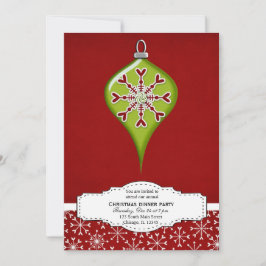 Convites Decoração de Natal (Vermelho)